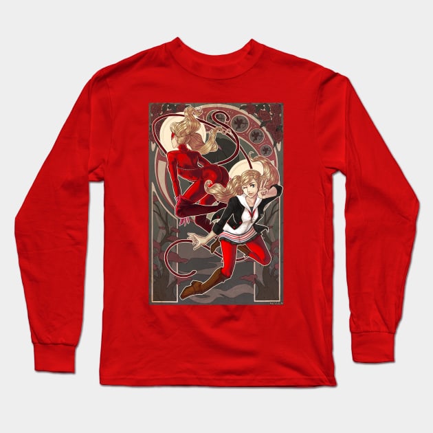 Ann Takamaki Long Sleeve T-Shirt by IUBWORKS